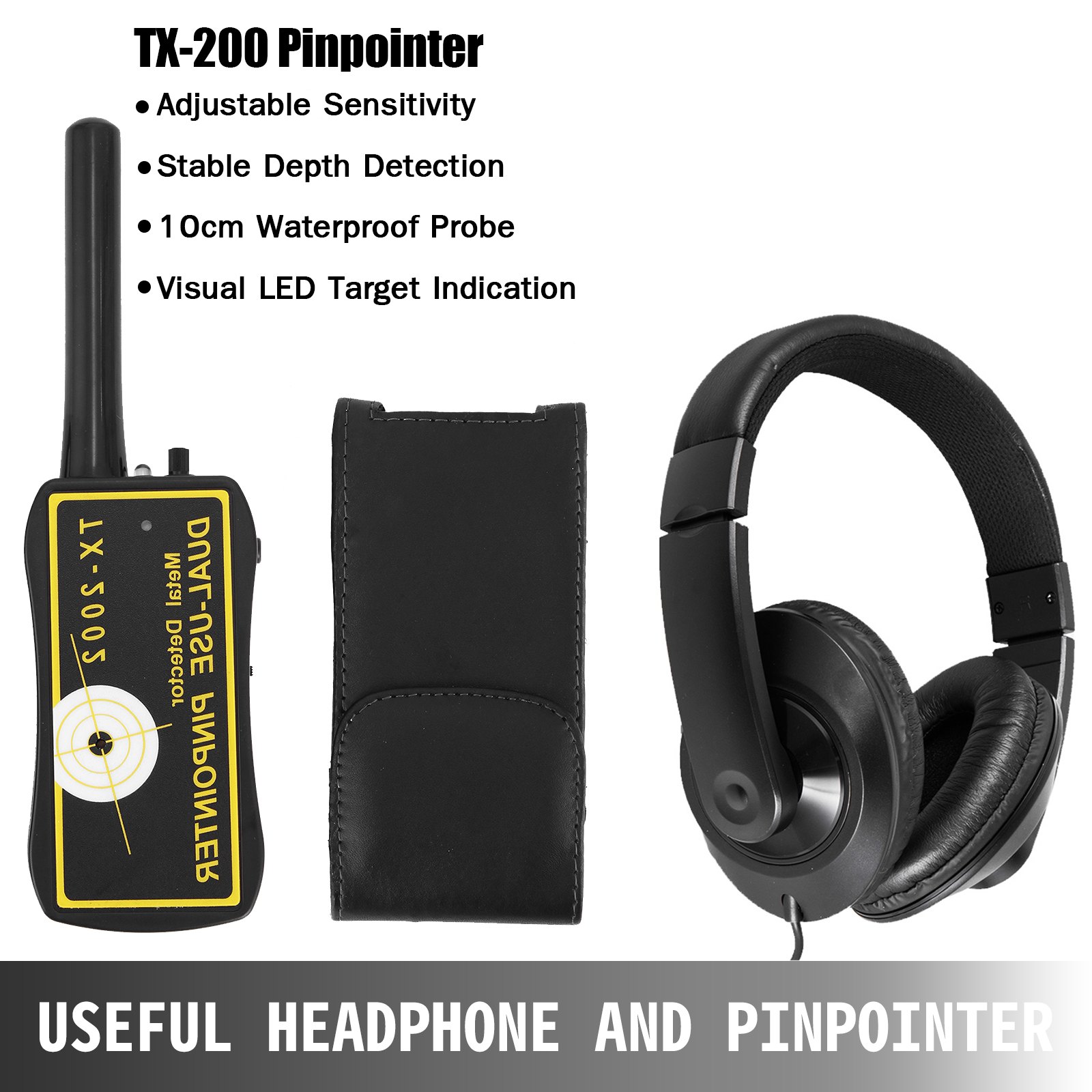 MD-3010II Deep Sensitive Metal Detector Gold Treasure Hunter Ground Search