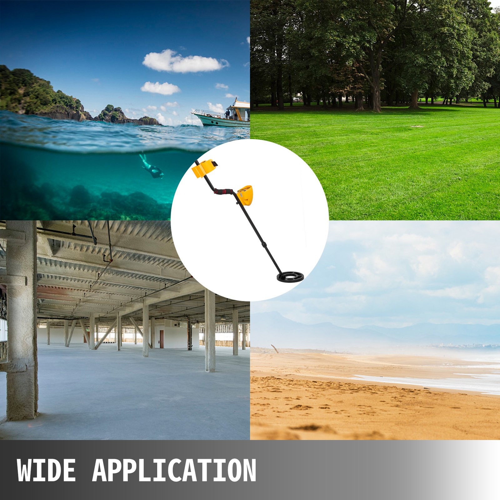 MD-3010II Deep Sensitive Metal Detector Gold Treasure Hunter Ground Search