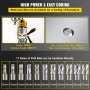 VEVOR Magnetic Drill, 40MM Magnetic Drill Press, 1100W Magnetic Core Drill, 2700 LBS Magnet Force Drilling Machine, 220V Electromagnetic Drill Press, Mag Drill with 11PC 1 in HSS Annular Drill Bits