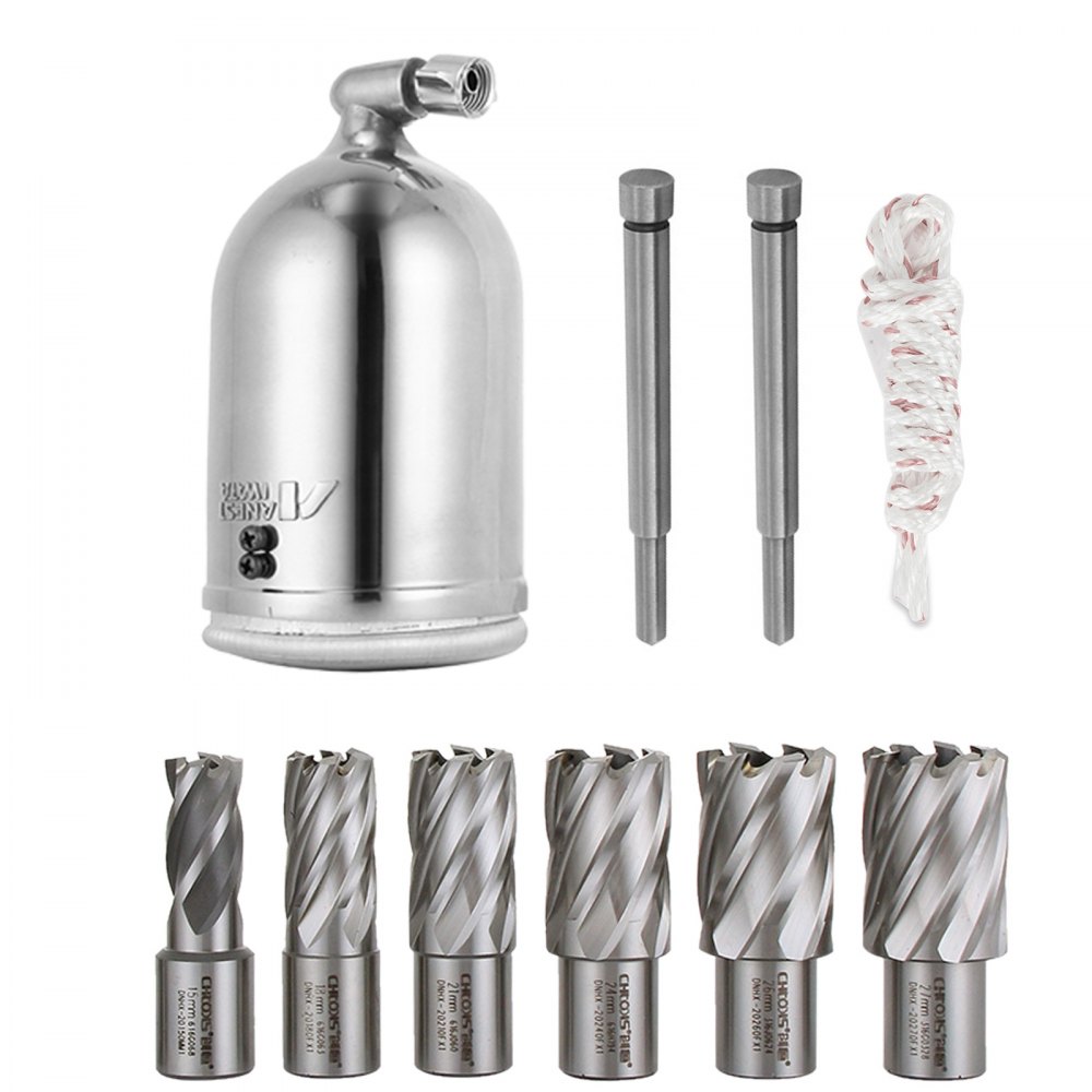 SDT MD40 Electric Magnetic Drill Press with 6 PC 1" HSS Annular Cutter Kit