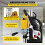 SDT MD40 Electric Magnetic Drill Press with 6 PC 1" HSS Annular Cutter Kit