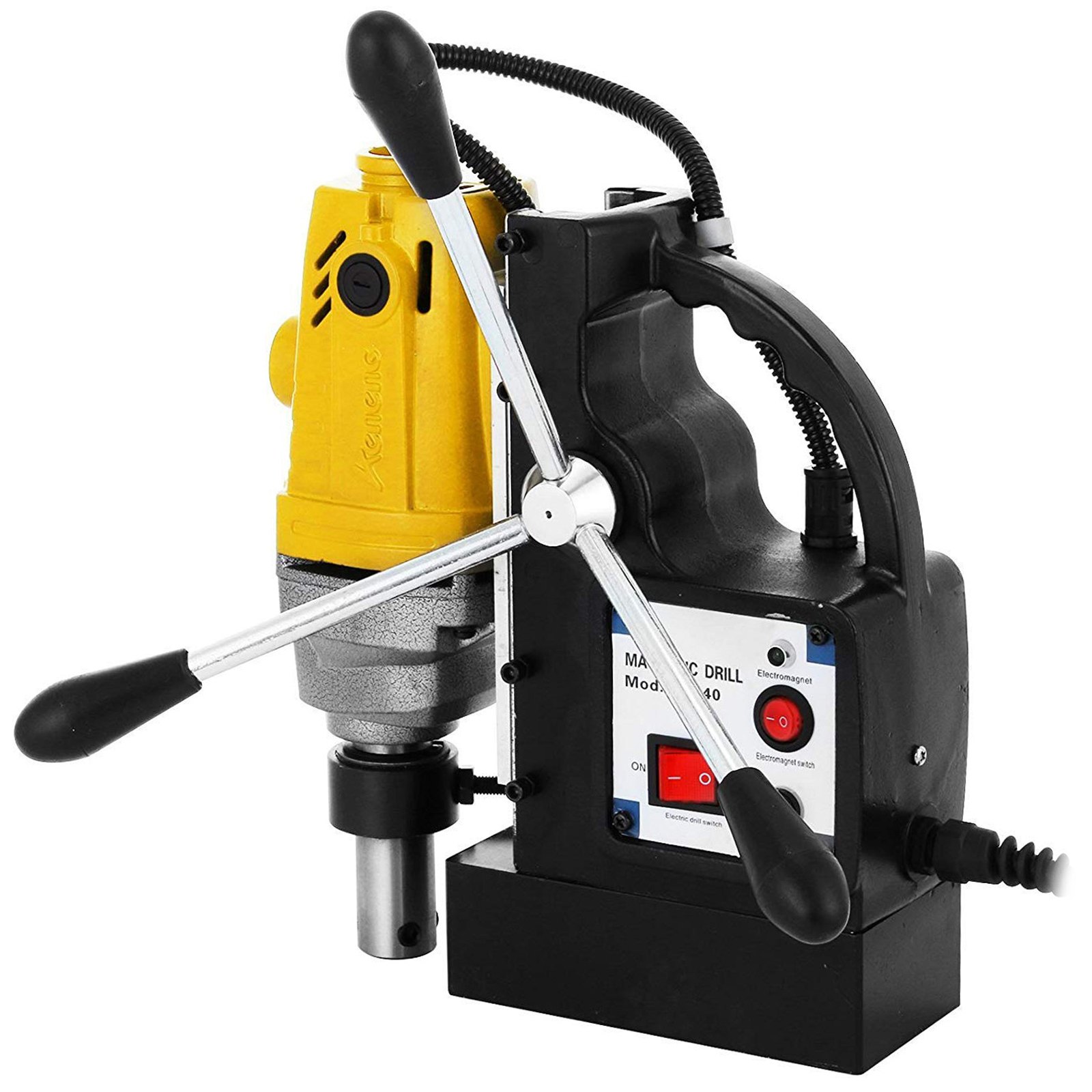 SDT MD40 Electric Magnetic Drill Press with 6 PC 1" HSS Annular Cutter Kit