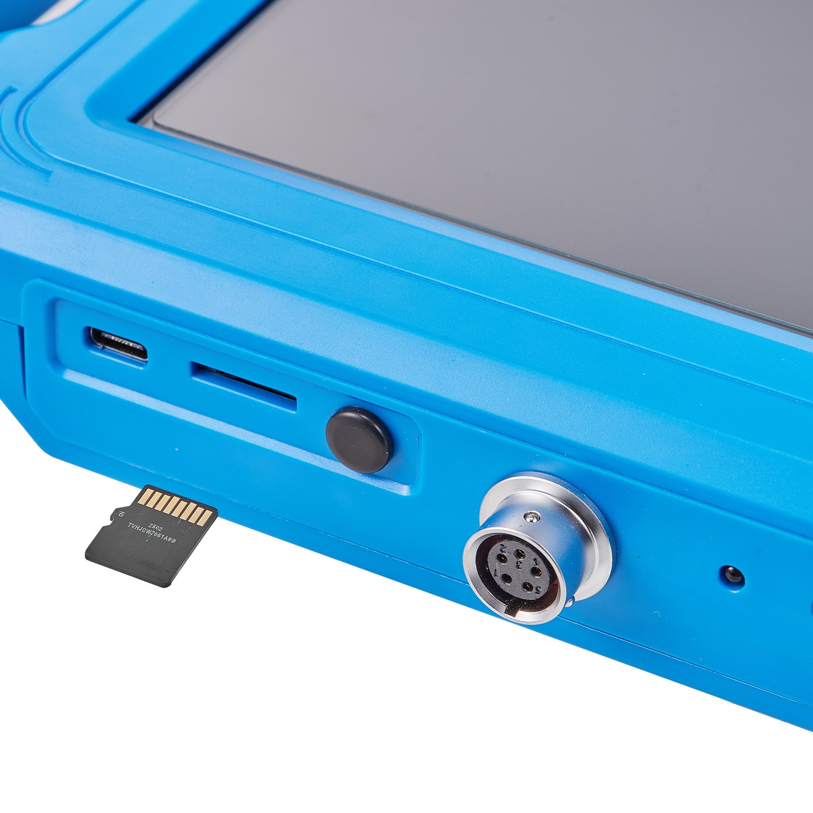 VEVOR Underground Water Detector, Up to 1640ft (500m) Pro Underground Water Detection Locator, 7" Touchscreen Auto Mapping Well Detector Explorer with Multi-Frequency Measurement, 8GB Card, Carry Case