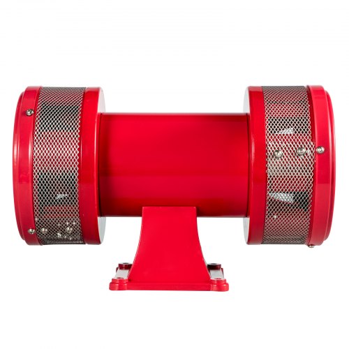 Vixen Horns VXS-9050C Mini Electric Motor Air Raid Siren – 12V Red – For Car/Truck