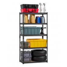 Storage Shelves 16" D x 32" W x 62.8" H 5-tier Garage Storage Shelving