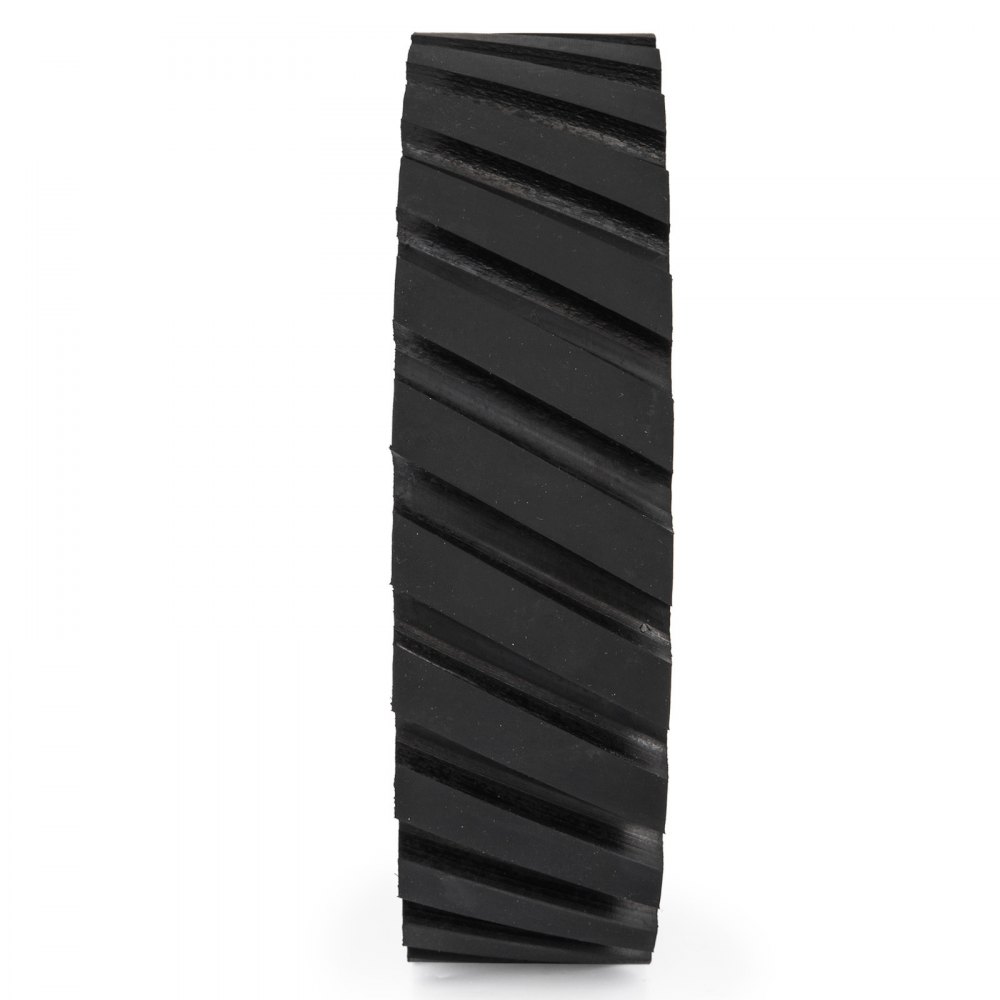 VEVOR 10x2inch Belt Grinder Rubber Wheel Serrated Rubber Contact Wheel 6206 Bearing Belt Grinder Wheel for 2x72inch Knife Making Grinder