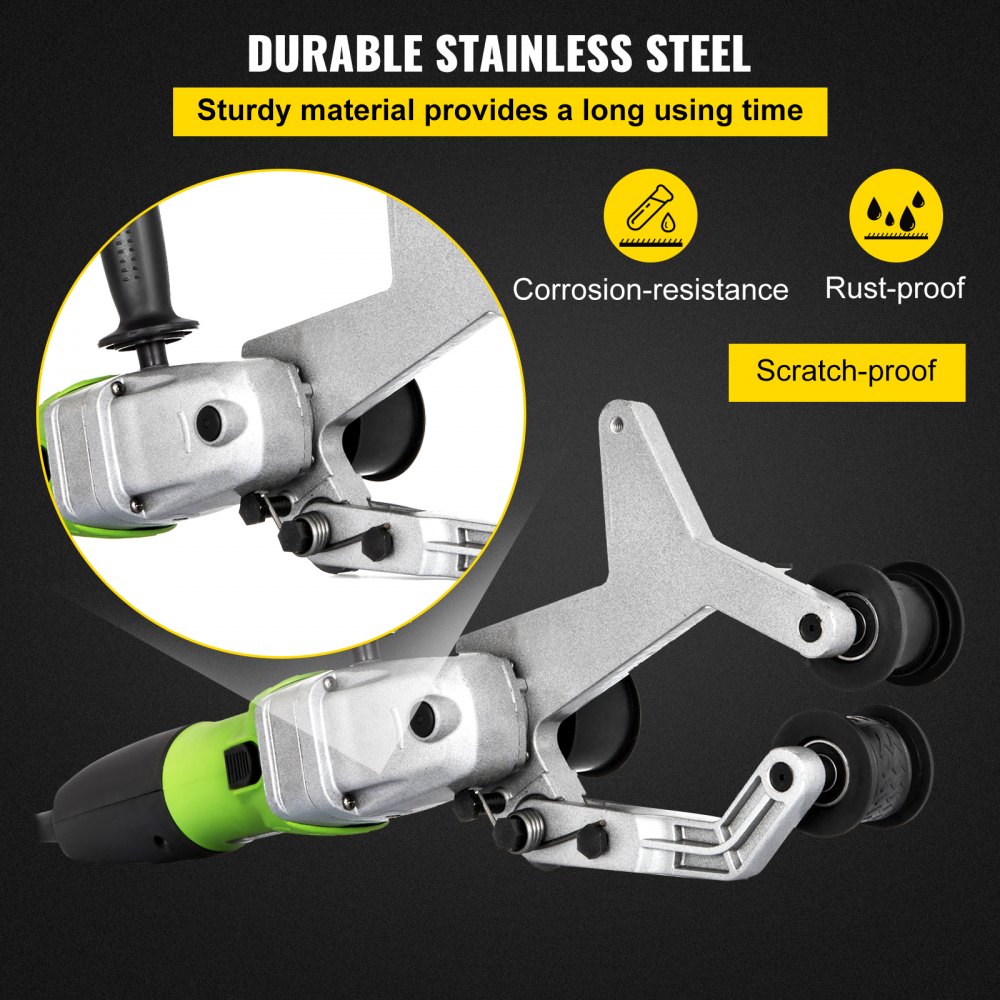 Pipe Belt Sander Tube Pole Polisher Sanding Machine for Stainless Steel 800W