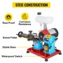 VEVOR Circular Saw Blade Sharpener 370W Saw Blade Sharpener 230V Electric Circular Saw Blade Sharpen 3''-27.5'' / 80-700MM 2850RPM Electric Water Injection Grinding Grinder Machine