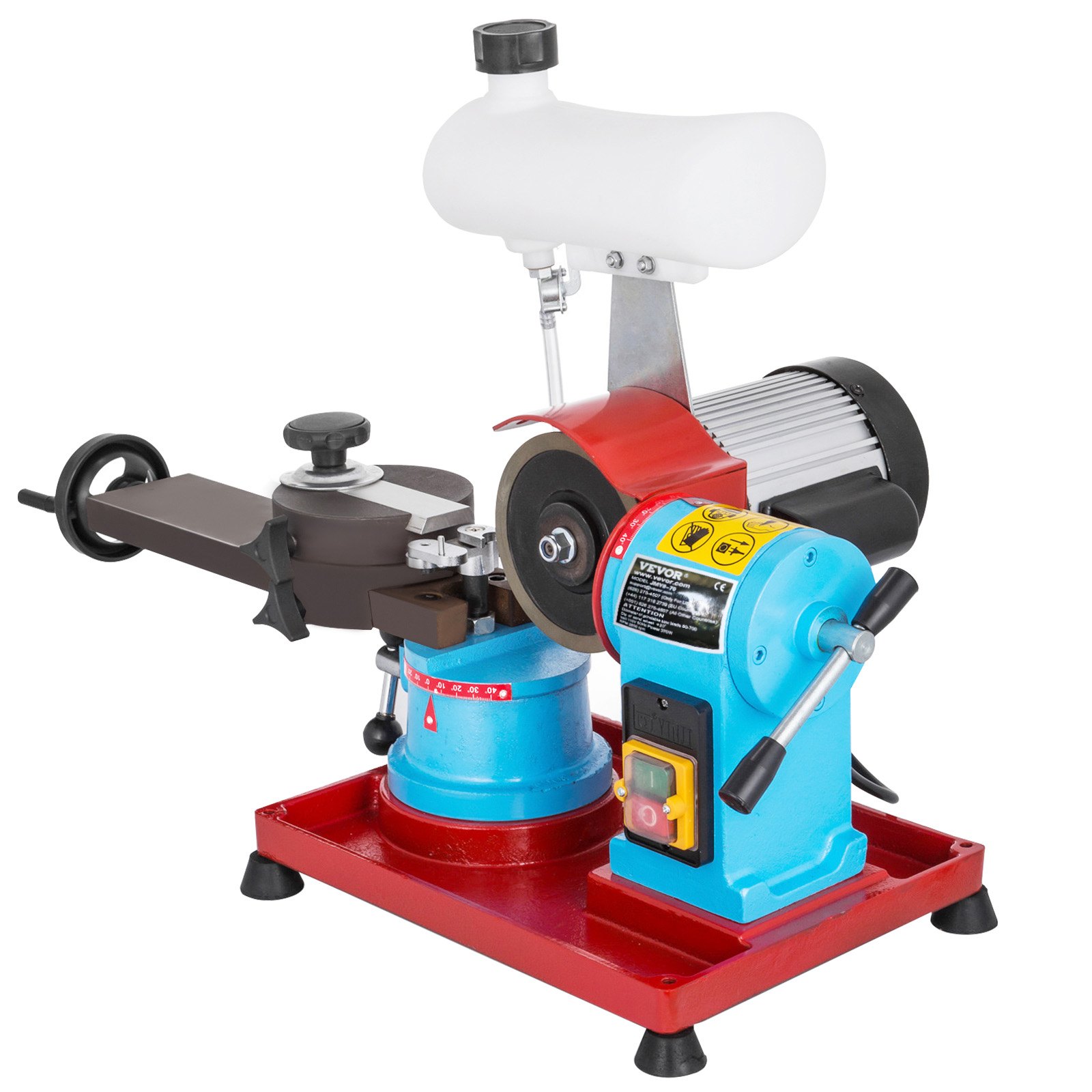 VEVOR Circular Saw Blade Sharpener 370W Saw Blade Sharpener 230V Electric Circular Saw Blade Sharpen 3''-27.5'' / 80-700MM 2850RPM Electric Water Injection Grinding Grinder Machine