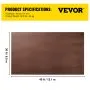 VEVOR Heavy Duty Tarp Waterproof PE Tarp Cover 30 x 40 ft 16 Mil Tent Shelter