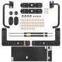 VEVOR Murphy Bed Kit, Twin Size, Vertical Deluxe DIY Wall Bed Mechanical Hardware Kit, Pneumatic Lever Heavy Duty Bed Frame Support, Folding Cabinet Wall Bed Space Saving Design for Guestroom