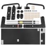 VEVOR Murphy Bed Kit, Twin Size, Vertical Deluxe DIY Wall Bed Mechanical Hardware Kit, Pneumatic Lever Heavy Duty Bed Frame Support, Folding Cabinet Wall Bed Space Saving Design for Guestroom