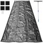 VEVOR Containment Floor Mat 7.7x16' Containment Black Vehicle Truck SUV Garage Floor Mat for Snow Mud Rain Water-Proof Garage Mats Under Car Heavy Duty Vinyl Polyester Car Garage Mat(7.7x16',Black)