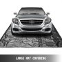 VEVOR Containment Floor Mat 7.7x16' Containment Black Vehicle Truck SUV Garage Floor Mat for Snow Mud Rain Water-Proof Garage Mats Under Car Heavy Duty Vinyl Polyester Car Garage Mat(7.7x16',Black)