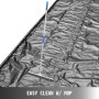 VEVOR Containment Floor Mat 7.7x16' Containment Black Vehicle Truck SUV Garage Floor Mat for Snow Mud Rain Water-Proof Garage Mats Under Car Heavy Duty Vinyl Polyester Car Garage Mat(7.7x16',Black)