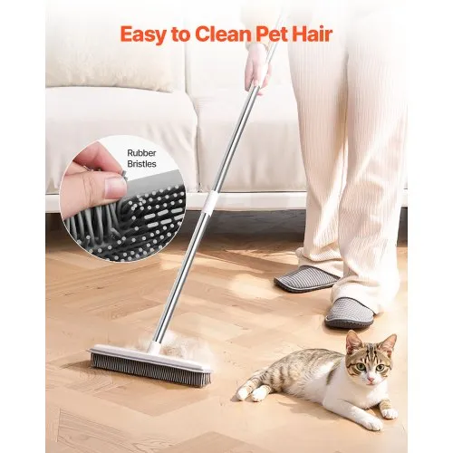 VEVOR Pet Hair Removal Broom, in Adjustable Long Handle