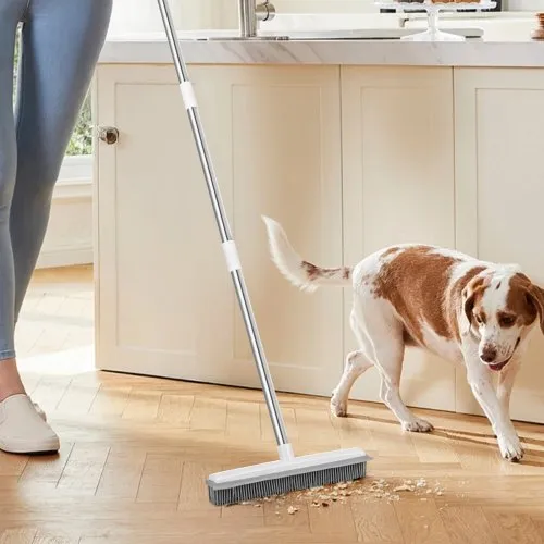 VEVOR Pet Hair Removal Broom, in Adjustable Long Handle