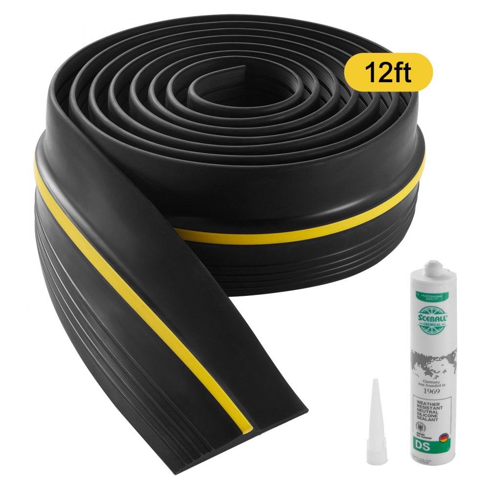 VEVOR Garage Door Threshold Seal Strip 12 FT Universal Bottom Waterproof PVC