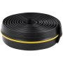 VEVOR Garage Door Threshold Seal Strip, 16.5 FT Universal Garage Door Floor Seal Strip with Adhesive, Garage Door Bottom Weatherproof Strip, Upgraded Thick PVC DIY Weather Stripping Replacement, Black
