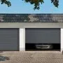 VEVOR Garage Door Threshold Seal Strip, 20 FT Universal Garage Door Floor Seal Strip with Adhesive, Garage Door Bottom Weatherproof Strip, Upgraded Thick PVC DIY Weather Stripping Replacement, Black