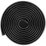 VEVOR Garage Door Threshold Seal Strip, 20 FT Universal Garage Door Floor Seal Strip with Adhesive, Garage Door Bottom Weatherproof Strip, Upgraded Thick PVC DIY Weather Stripping Replacement, Black