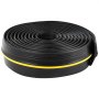VEVOR Garage Door Threshold Seal Strip, 20 FT Universal Garage Door Floor Seal Strip with Adhesive, Garage Door Bottom Weatherproof Strip, Upgraded Thick PVC DIY Weather Stripping Replacement, Black