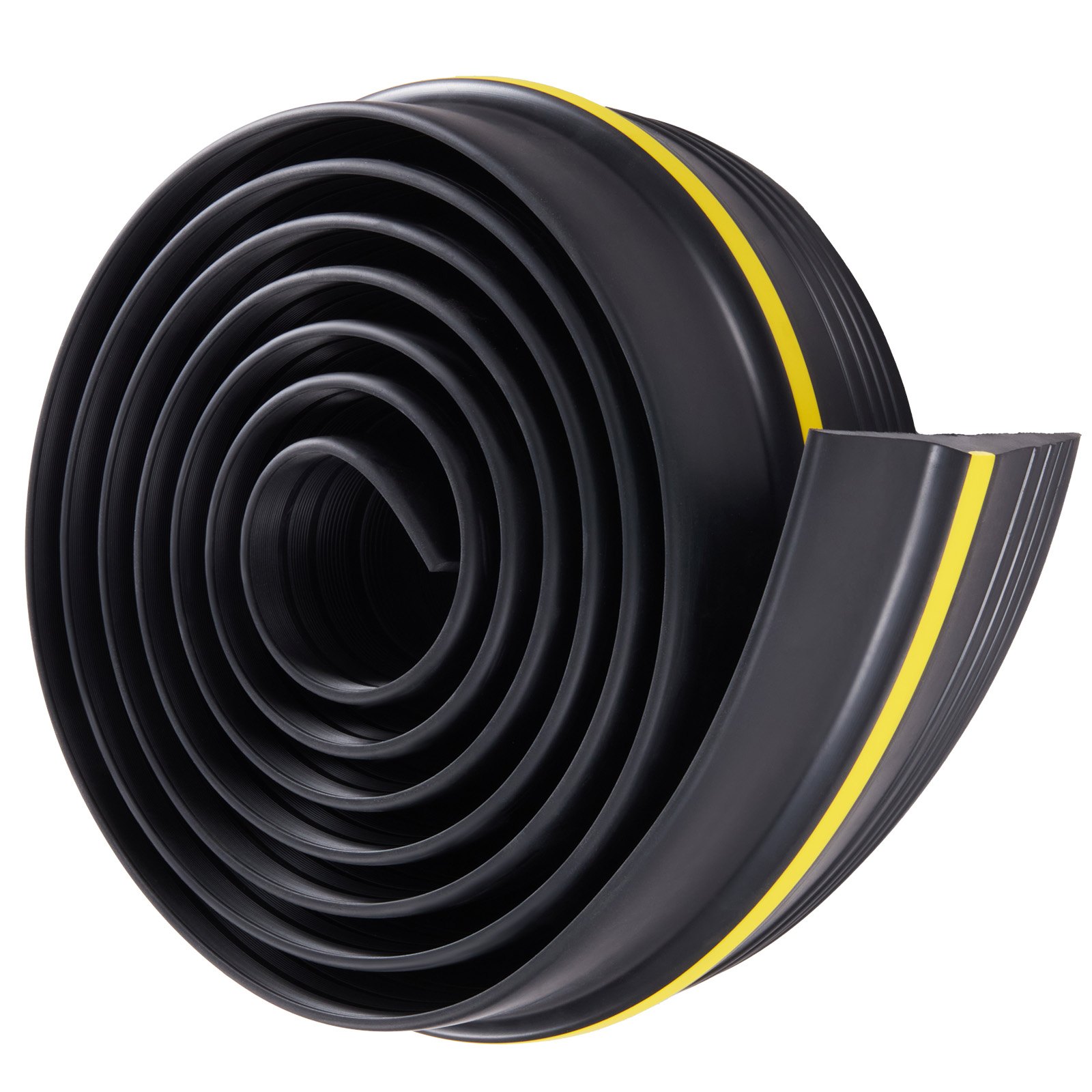 VEVOR Garage Door Threshold and Bottom Seals Kit, 254 mm U Shape+O Ring Universal Garage Door Bottom Seal Weatherstrip PVC, Combine with Weatherproof Garage Threshold Seal Strip with Adhesive, Black