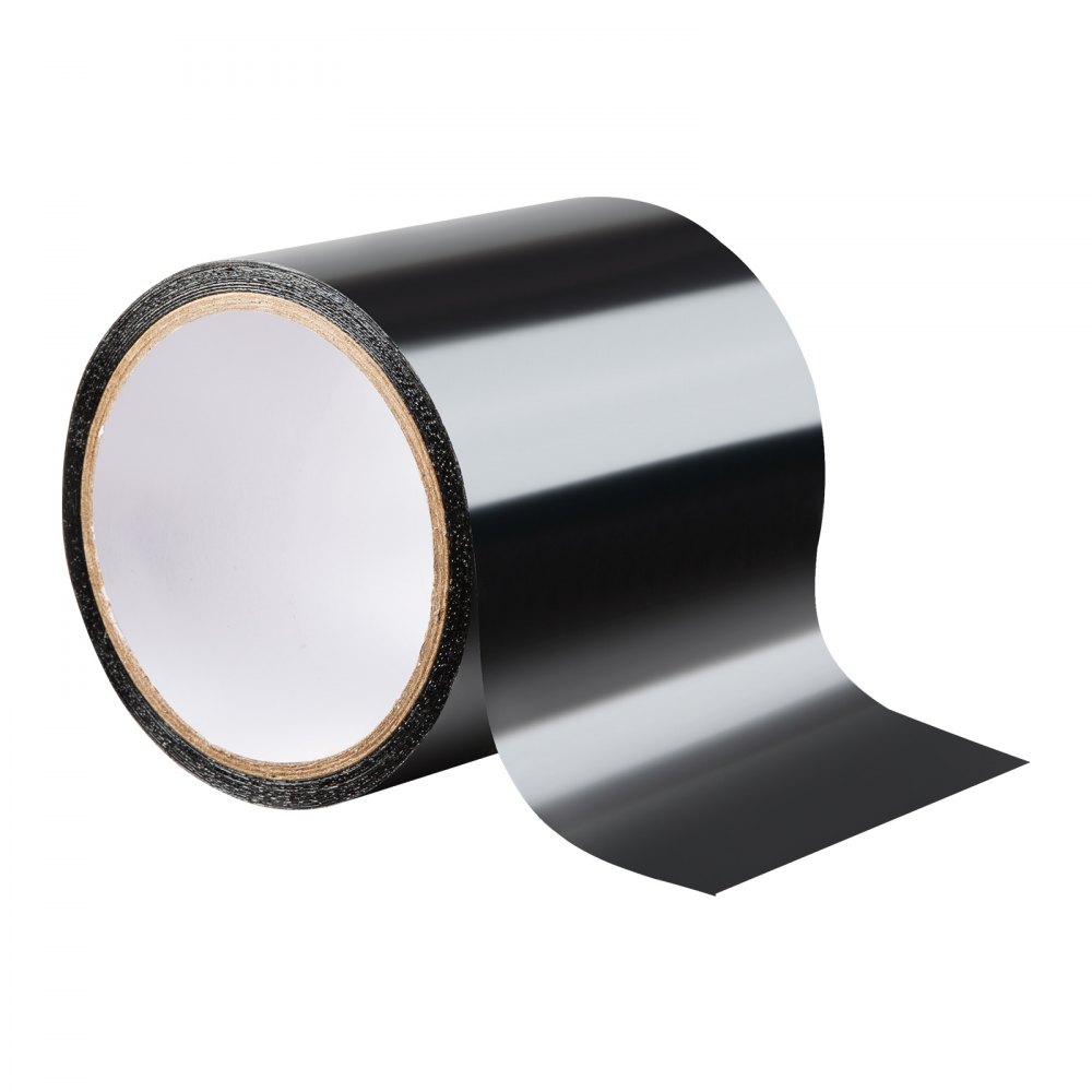 VEVOR Waterproof Patch and Seal Tape, 4 inch x 10 ft, Pack of 2, Weather-Resistant Waterproof Tape for Leaks and Repairs, Peel and Stick Easy Indoor and Outdoor Use for Roof, Wall, and Pipe, Black