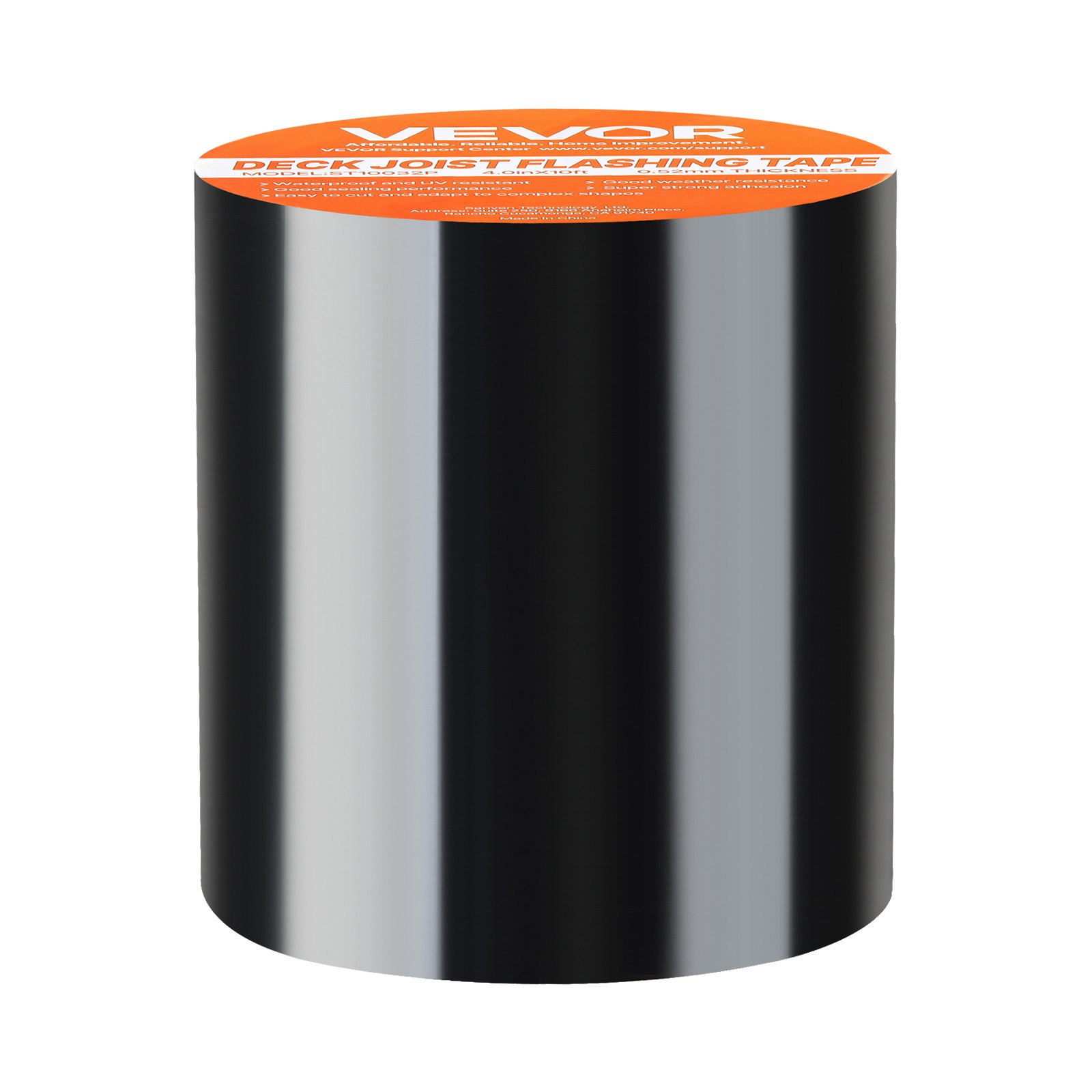 VEVOR Waterproof Patch and Seal Tape, 4 inch x 10 ft, Pack of 2, Weather-Resistant Waterproof Tape for Leaks and Repairs, Peel and Stick Easy Indoor and Outdoor Use for Roof, Wall, and Pipe, Black