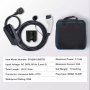 VEVOR Level 2 Portable EV Charger, 32 Amp 240V, Electric Vehicle Charger with 28 ft Charging Cable NEMA 14-50P Plug, 16/20/24/32A Adjustable Current Plug-in Home EV Charging Station for SAE J1772 EVs