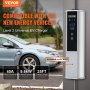 VEVOR Level 2 Portable EV Charger, 40A 240V, Electric Vehicle Charger with 25 ft Charging Cable NEMA 14-50P Plug, 40A/32A/24A/16A Adjustable Current Plug-in Home EV Charging Station for SAE J1772 EVs