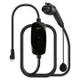 VEVOR Level 1&2 EV Charger, 16 Amp Adjustable Current, Electric Vehicle Portable Charger with 25 ft Cable, 120V-240V, NEMA 6-20P Plug NEMA 5-15 Adapter, LCD, Home Car Charging Station for SAE J1772 EV