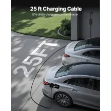 Level 1&2 EV Charger Portable Charger 16A Adjustable Current 120V 240V with LCD
