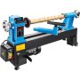 VEVOR Wood Lathe 550W Digital Readout Woodturning 10x18inch Variable Speed 500-3800 RPM Benchtop Lathe MT2 Woodworking DIY Lathe for Cutting, Engraving, Milling, Grinding, Polishing, Drilling