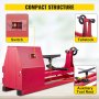 VEVOR Bench top Wood Lathe 14" x 20", Power Wood Lathe 4 Speeds 1100/1600/2300/3400 RPM, Small Mini Lathe 120V, Wood Turning Lathe with Three Chisels and Wrenches, Table Lathe for Wood Working
