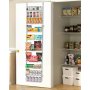 VEVOR Over the Door Pantry Organizer, 10-Tier Pantry Organization and Storage, Heavy-Duty Steel Hanging Spice Rack, Adjustable Wall Seasoning Shelves, for Home Kitchen Laundry Room Bathroom, White