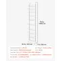 VEVOR Over the Door Pantry Organizer, 10-Tier Pantry Organization and Storage, Heavy-Duty Steel Hanging Spice Rack, Adjustable Wall Seasoning Shelves, for Home Kitchen Laundry Room Bathroom, White