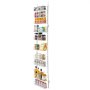 VEVOR Over the Door Pantry Organizer, 10-Tier Pantry Organization and Storage, Heavy-Duty Steel Hanging Spice Rack, Adjustable Wall Seasoning Shelves, for Home Kitchen Laundry Room Bathroom, White