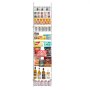 VEVOR Over the Door Pantry Organizer, 10-Tier Pantry Organization and Storage, Heavy-Duty Steel Hanging Spice Rack, Adjustable Wall Seasoning Shelves, for Home Kitchen Laundry Room Bathroom, White