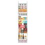 VEVOR Over the Door Pantry Organizer, 10-Tier Pantry Organization and Storage, Heavy-Duty Steel Hanging Spice Rack, Adjustable Wall Seasoning Shelves, for Home Kitchen Laundry Room Bathroom, White