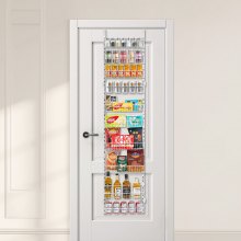 10-Tier Over the Door Pantry Organizer Hanging Storage Rack Adjustable Kitchen