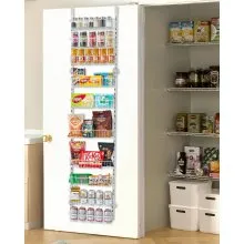 VEVOR 10-Tier Over the Door Pantry Organizer Hanging Storage Rack Adjustable