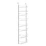 VEVOR Over the Door Pantry Organizer, 8-Tier Pantry Organization and Storage, Heavy-Duty Steel Hanging Spice Rack, Adjustable Wall Seasoning Shelves, for Home Kitchen Laundry Room Bathroom, White