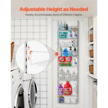 8-Tier Over the Door Pantry Organizer Hanging Storage Rack Adjustable Kitchen