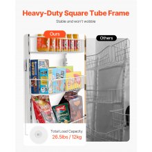 8-Tier Over the Door Pantry Organizer Hanging Storage Rack Adjustable Kitchen