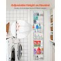VEVOR 9-Tier Over the Door Pantry Organizer Hanging Storage Rack Adjustable