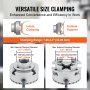 VEVOR KP96 Lathe Chuck, 4-Jaw 9.5 cm Diameter, Metal Lathe Chuck Turning Machine Accessories, Self-centering Tool, for Lathe, Precision Machining, Grinding Machines, Milling Machines