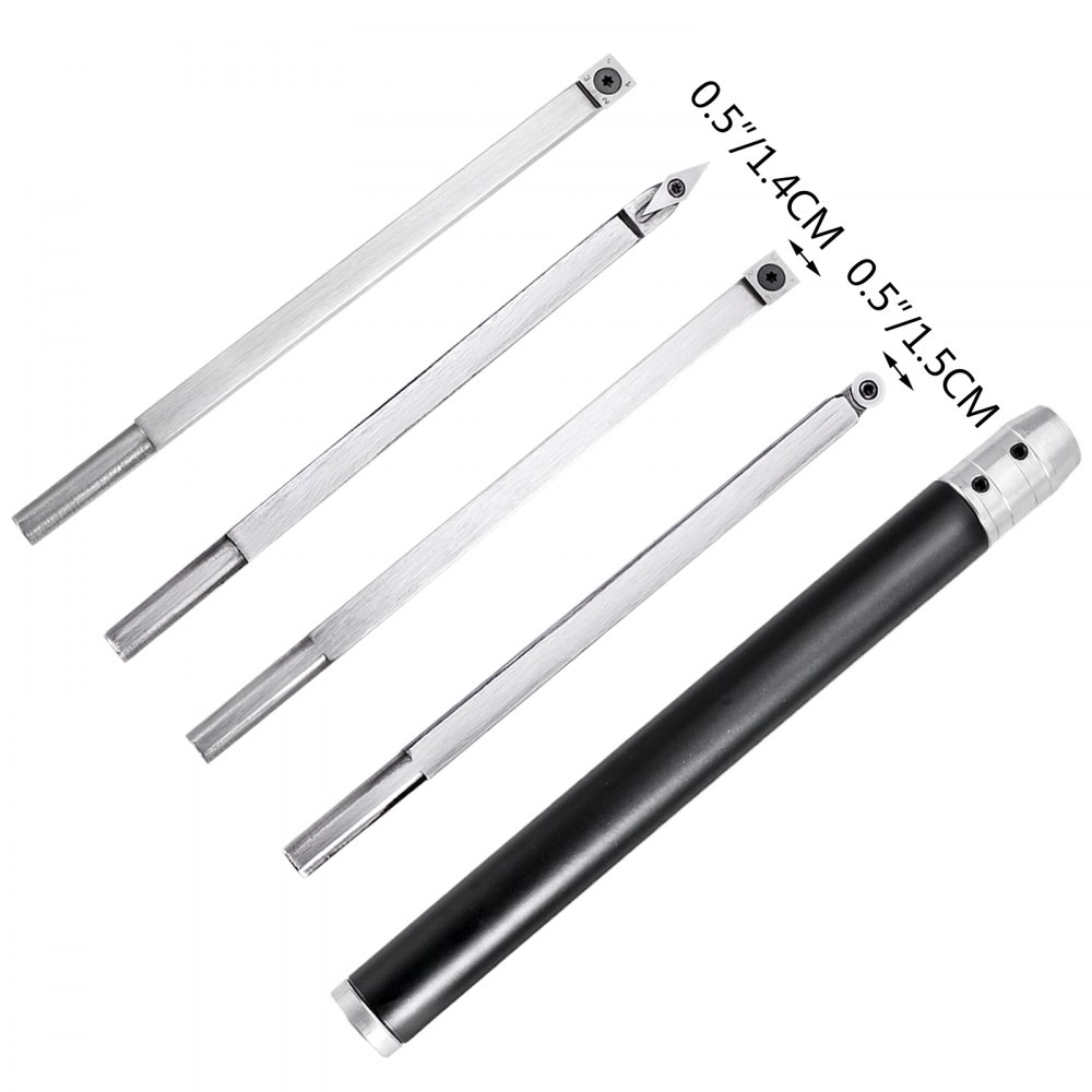Wood Turning Tools For Lathe, Carbide Lathe Tools 4 Pcs, Turning Lathe Chisels