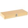 Wood Lathe Chisel Set 3pcs Turning Tools Piece High Speed Steel Wooden Box