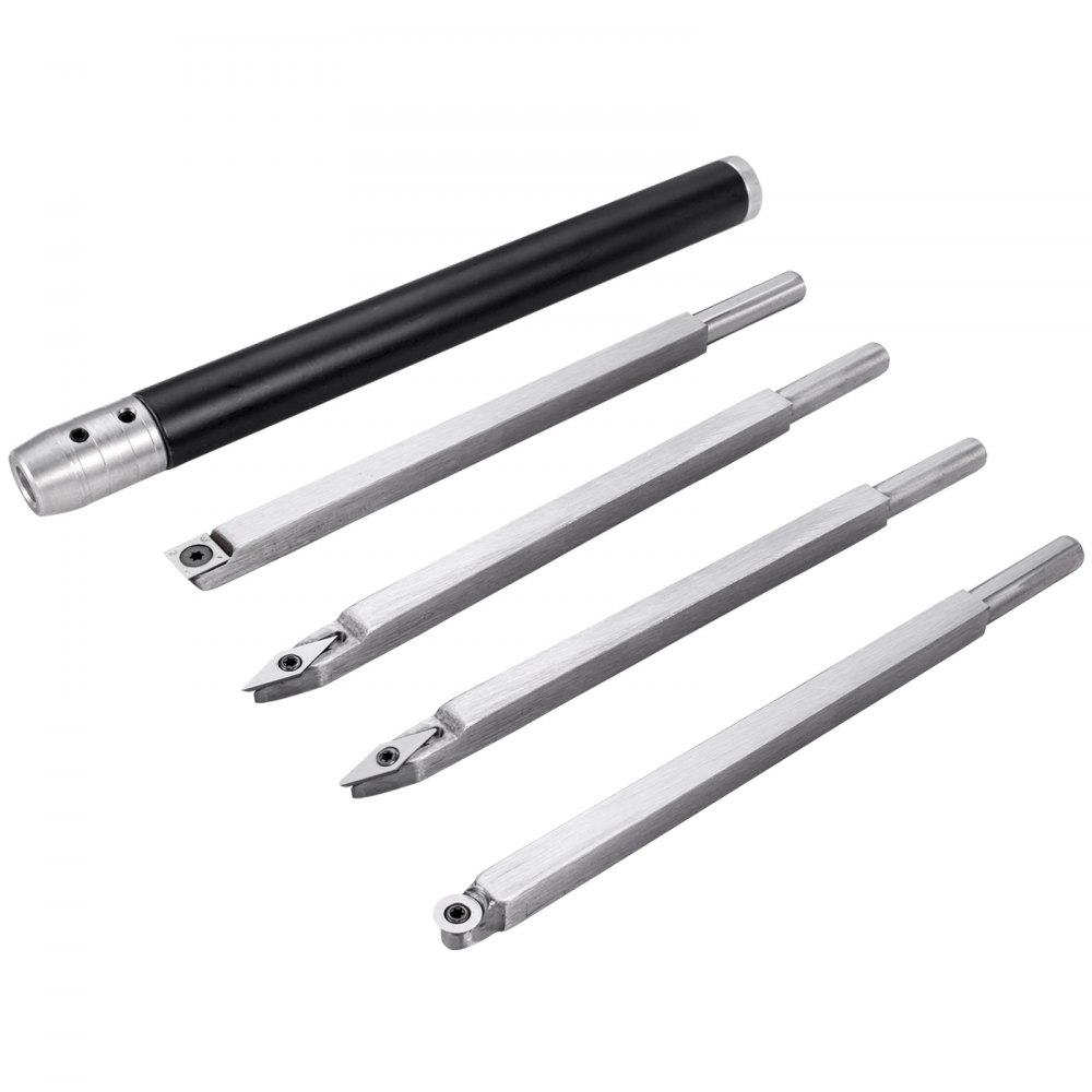 Wood Turning Tools For Lathe, Carbide Lathe Tools 4 Pcs, Turning Lathe Chisels